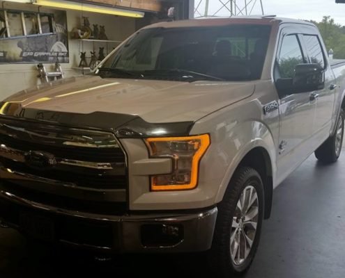 16 F150 w AVS Chrome bugshield